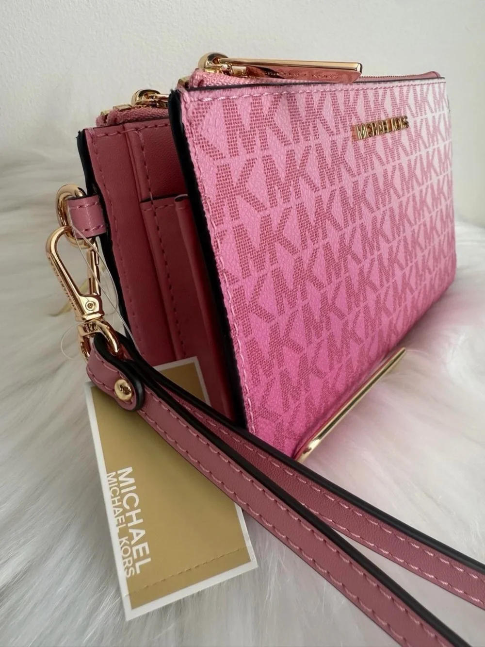 NWT Michael kors pink ombré wristle
